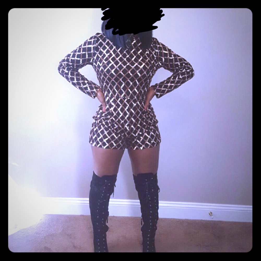 Sequin romper